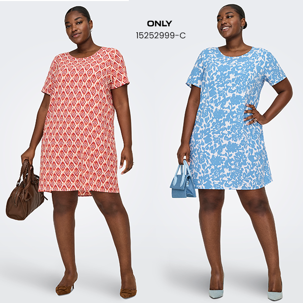 ONLY Carmakoma jurken in grote maten